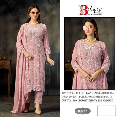 BilqisTM d.no B-222 A TO D Latest Sawlar Kameez collection in bulk