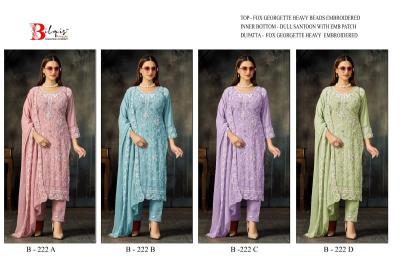 BilqisTM d.no B-222 A TO D Latest Sawlar Kameez collection in bulk
