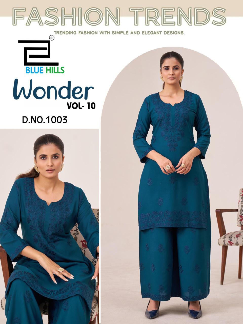 Blue Hills Wonder Vol 10  Kurti suppliers in Surat