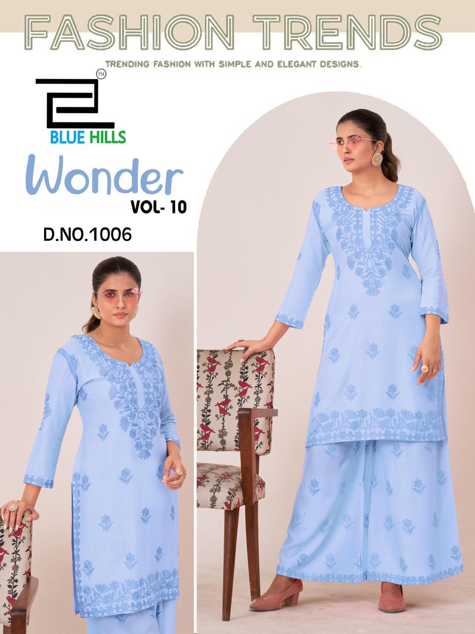 Blue Hills Wonder Vol 10  Kurti suppliers in Surat