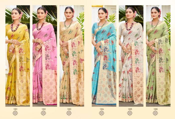 Bunawat - Gulabi  Party wear saree suppliers in Kolkata