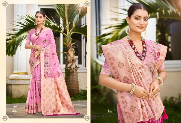 Bunawat - Gulabi  Party wear saree suppliers in Kolkata