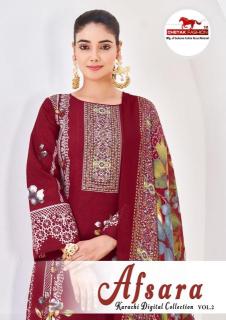 Chetak afsana vol-2 Dress material wholesale market rates in Ahmedabad