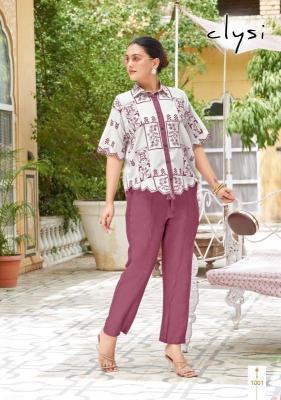 Clysi blizz cotton cord set Surat Kurti market