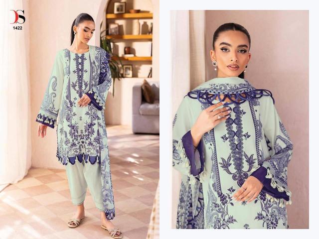 Deepsy jade bliss lawn 25-3 Sawlar Kameez wholesale for online stores