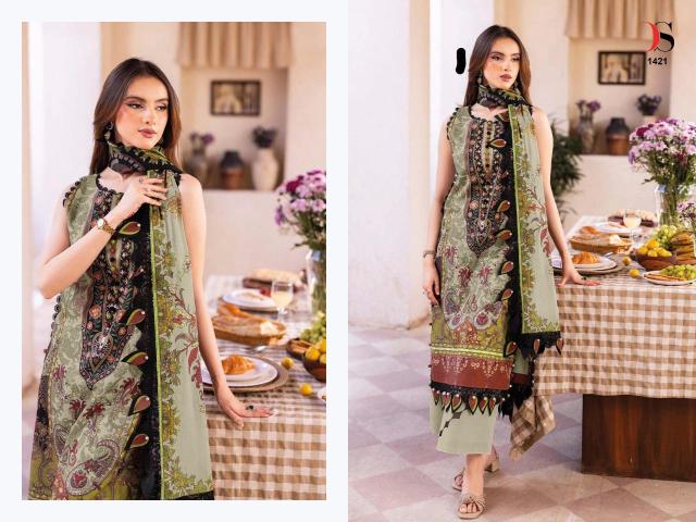 Deepsy jade bliss lawn 25-3 Sawlar Kameez wholesale for online stores