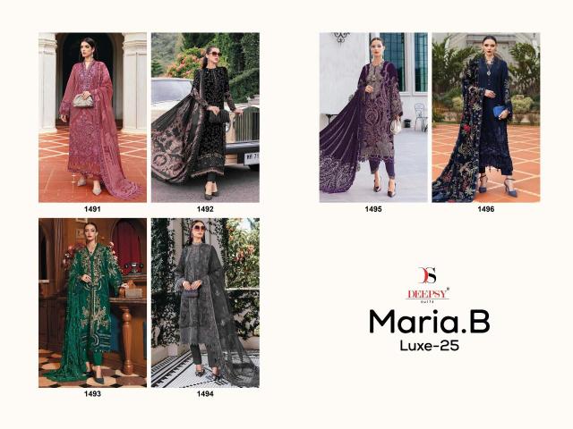 Deepsy maria b luxe 25 Wholesale designer salwar kameez