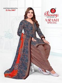 Ganeshji ajrakh special vol-5  Dress materials manufacturers in India
