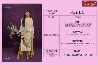 Ganga ailee 800 Indian Dress Material Wholesale Suppliers