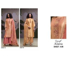 Ganga alana 4027 Designer dress materials wholesale