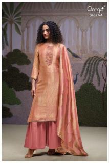 Ganga alana 4027 Designer dress materials wholesale