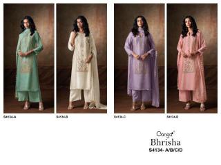 Ganga bhrisha 4134 Wholesale dress materials suppliers
