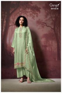 Ganga binaaya 4143 Online dress material suppliers in Delhi