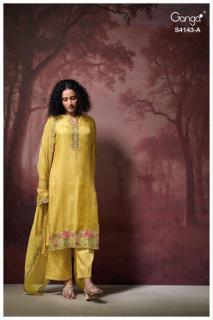 Ganga binaaya 4143 Online dress material suppliers in Delhi