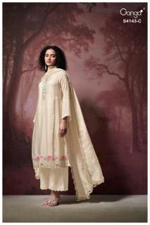 Ganga binaaya 4143 Online dress material suppliers in Delhi