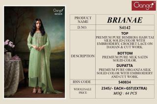 Ganga brianae 4142 Bulk dress material online