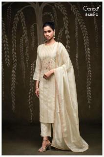 Ganga Cazra 4269 Dress material suppliers in Kolkata