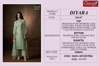 Ganga diyara 4147 Dress Materials Wholesale Market in India