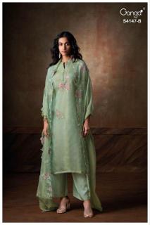 Ganga diyara 4147 Dress Materials Wholesale Market in India