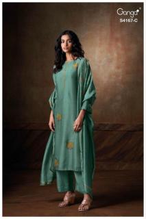 Ganga eshra 4166 Cheap dress materials in Mumbai