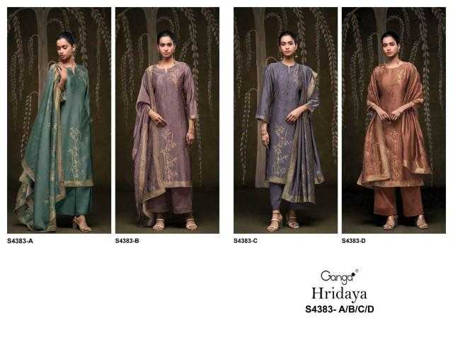 Ganga hridaya 4383 Mumbai dress material suppliers