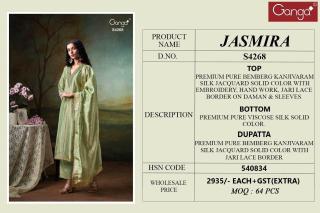 Ganga jasmira 4268 Ladies dress materials wholesalers in Hyderabad