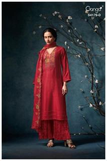 Ganga liselle 4179 Wholesale dress materials market in Pune