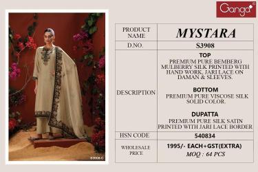 Ganga mystara 3908 Dress materials manufacturer in Hyderabad
