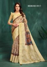 Hypnotex mehndi Wholesale sarees online