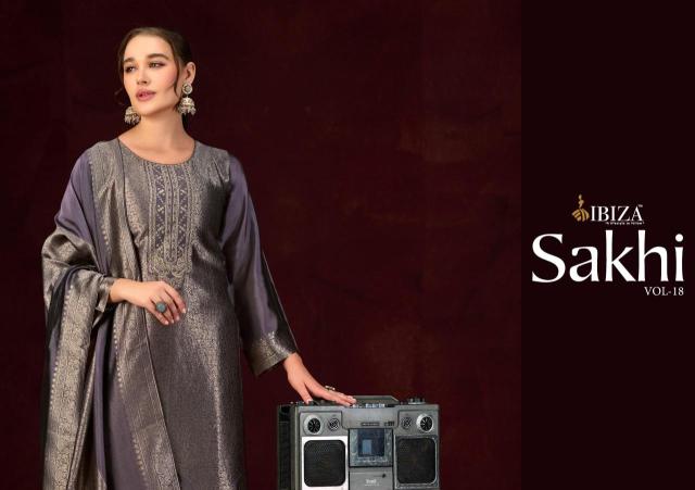Ibiza sakhi vol 18 dress material manufacturers in Bangalore