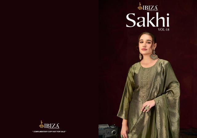 Ibiza sakhi vol 18 dress material manufacturers in Bangalore