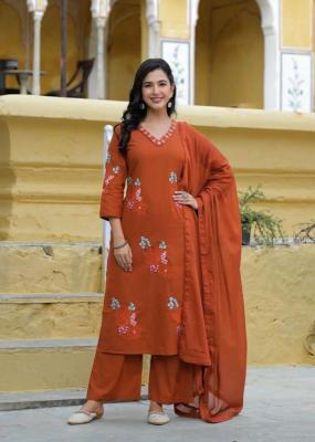 Janni v neck 3pcs cotton Online Kurti store