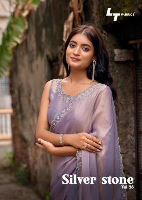 Kashvi silver stone vol 25 Designer sarees wholesale market in Mumbai