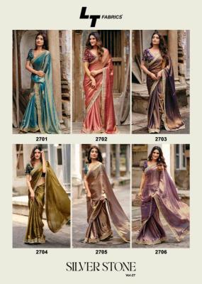 Kashvi silver stone vol 27 Printed sarees wholesale market in Mumbai