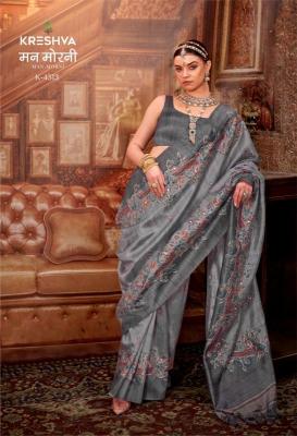 Kreshva man-morni silk Surat sarees wholesale