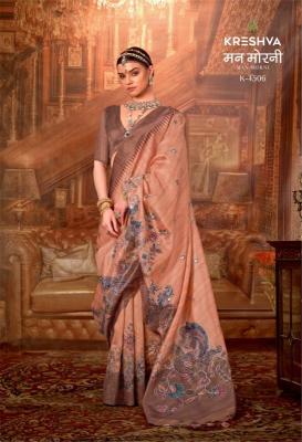 Kreshva man-morni silk Surat sarees wholesale