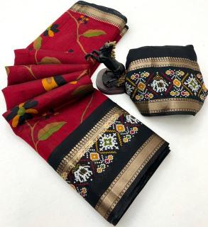 Malhar bomkai-ikkat Saree wholesale online