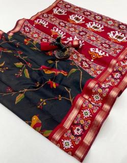 Malhar bomkai-ikkat Saree wholesale online