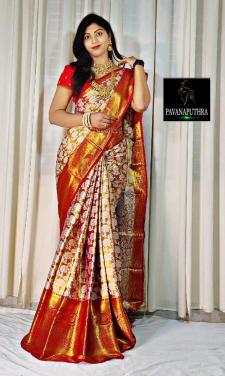 Malhar kanjivaram silk Saree suppliers in Delhi