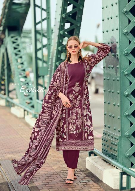 Nisanka mills & emb cashmere vol 2 Dress materials distributors in ahmedabad