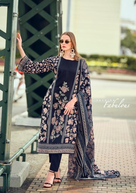 Nisanka mills & emb cashmere vol 2 Dress materials distributors in ahmedabad