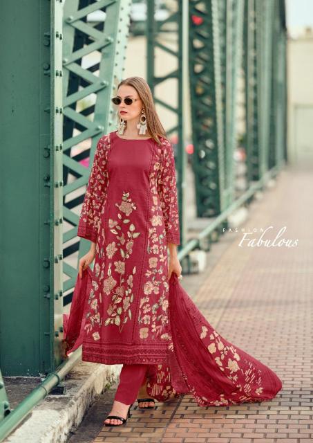 Nisanka mills & emb cashmere vol 2 Dress materials distributors in ahmedabad