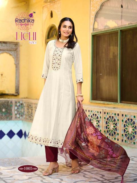 Radhika lifestyle lichi vol 1 Kurti manufacturers in hydrabad