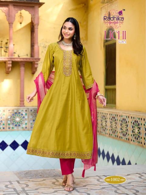 Radhika lifestyle lichi vol 1 Kurti manufacturers in hydrabad