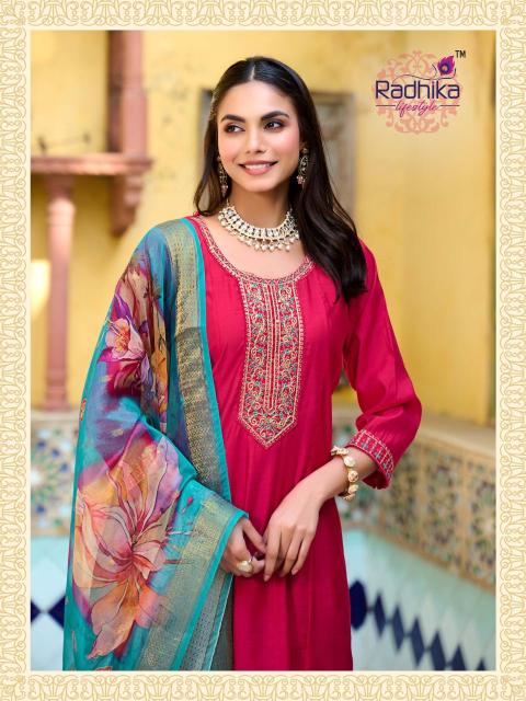 Radhika lifestyle lichi vol 1 Kurti manufacturers in hydrabad