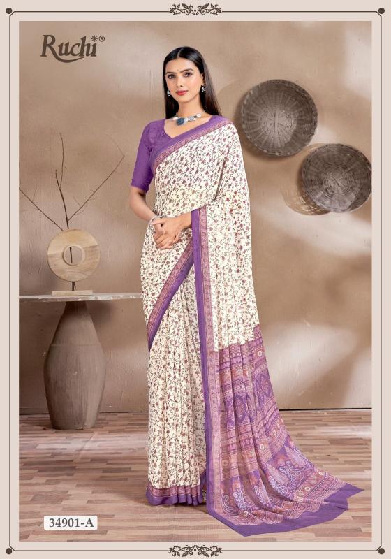 Ruchi Star Chiffon 161 Saree suppliers in Bangalore
