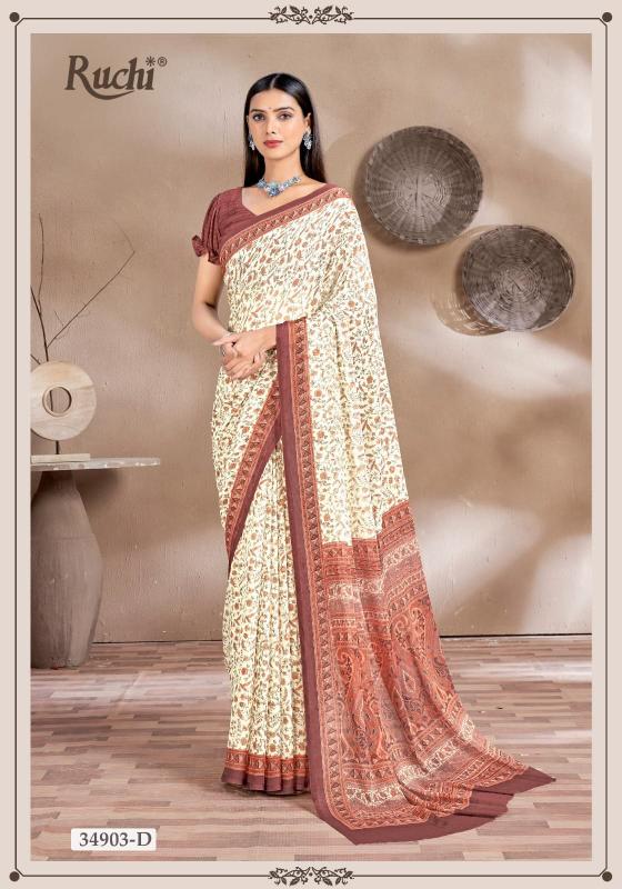 Ruchi Star Chiffon 161 Saree suppliers in Bangalore