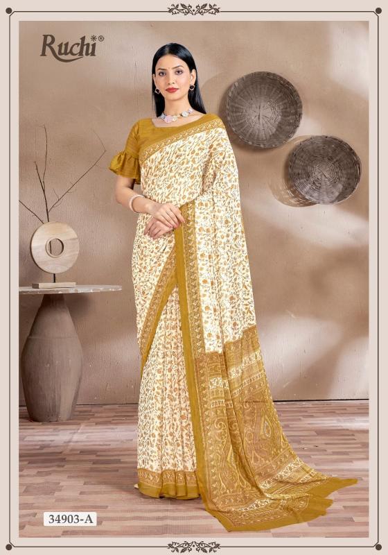 Ruchi Star Chiffon 161 Saree suppliers in Bangalore
