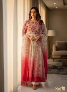 Sahilprints printed gown wholesale price in kolkata