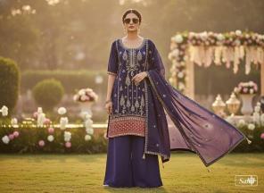 Sahilprints purple readymade Indian wholesale salwar kameez